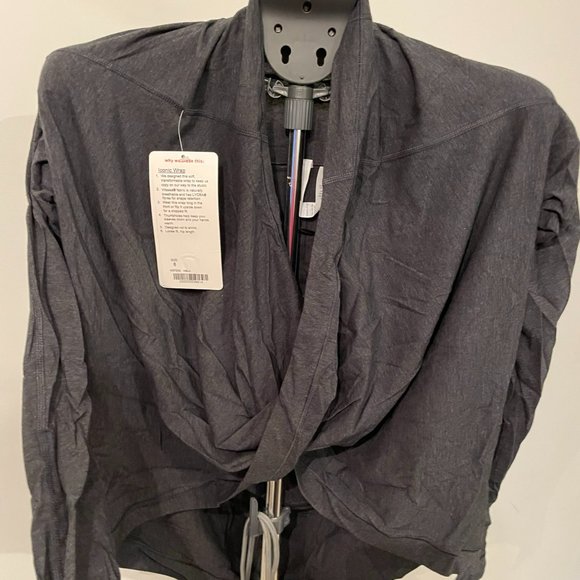 Lululemon Iconic Wrap Sweater - Dark Grey - Picture 4 of 6